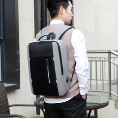 Waterproof Business Backpack Men USB School Backpacks