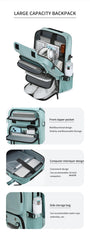 Woman travel backpack waterproof  Business Laptop