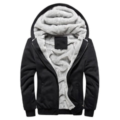 New Men's Hoodies Jacket Winter Thick Warm Sweatshirts