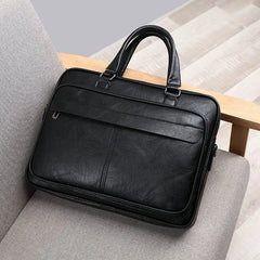 Men Bussiness Bag Large Capacity Pu Leather Luxury