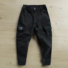 Mens Fashion Casual Loose Hip Hop Nine Point Casual Pants