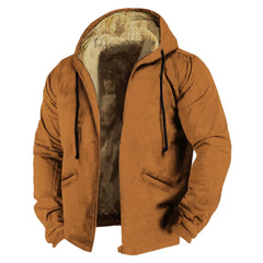 Men'S Winter Jacket Warm Thickened Fleece Jacket