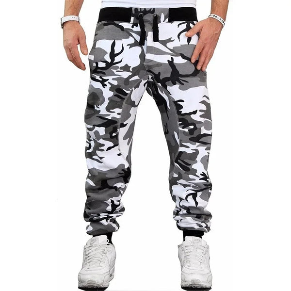 Men Trousers Casual Jogger Camouflage Ankle Casual Pants