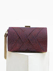 Women Clutch Bag Evening bag Fringed Evening Handbag