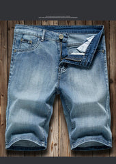 Men's Slim Denim shorts Summer  Fashion Casual Pants