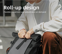 Heroic Knight Roll Top Backpack Waterproof Men