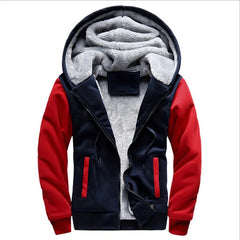 New Men's Hoodies Jacket Winter Thick Warm Sweatshirts