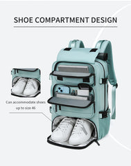Woman travel backpack waterproof  Business Laptop