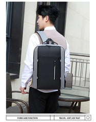 Waterproof Business Backpack Men USB School Backpacks