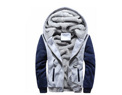 New Men's Hoodies Jacket Winter Thick Warm Sweatshirts