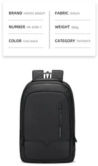 Heroic Knight Backpack Men's Expandable Laptop Backpack