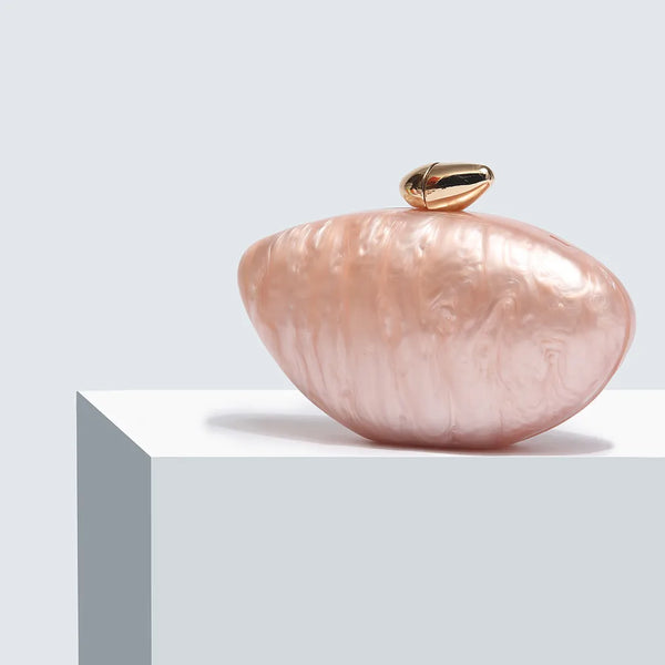 Evening Bag for Women Trendy Acrylic Clutch Purse with Chain