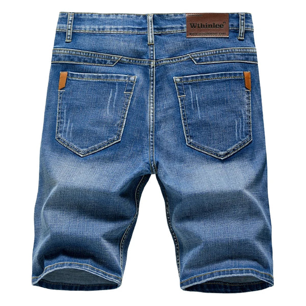 Men's Slim Denim shorts Summer  Fashion Casual Pants