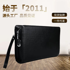 Business Men's bag Real Cowhied Leather Crocodile Bag