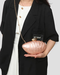 Evening Bag for Women Trendy Acrylic Clutch Purse with Chain