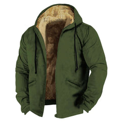 Men'S Winter Jacket Warm Thickened Fleece Jacket