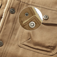 Men's Jackets Winter Warm Waterproof Fleece Coat
