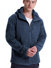 Men's Tactical Fleece Jacket Winter Warm  Hoodies Coats