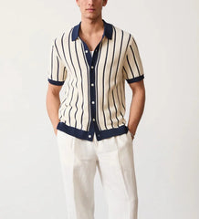 Summer Men's Luxury Knitted Polo Shirts Casual Shirts