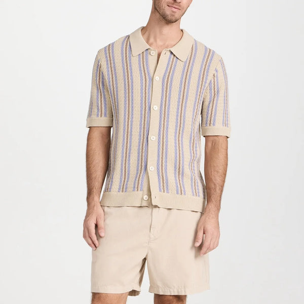 Summer Men's Luxury Knitted Polo Shirts Casual Shirts