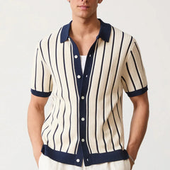 Summer Men's Luxury Knitted Polo Shirts Casual Shirts