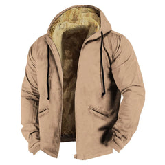 Men'S Winter Jacket Warm Thickened Fleece Jacket