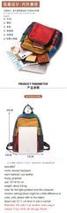 Casual Daily Genuine Leather Backpack Woman Unique