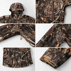 Men's Silent Camouflage Hunting Jacket Soft Outdoor Jackets