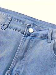 Men's Casual Slim Fit Ripped Jeans, Men's Denim Pants