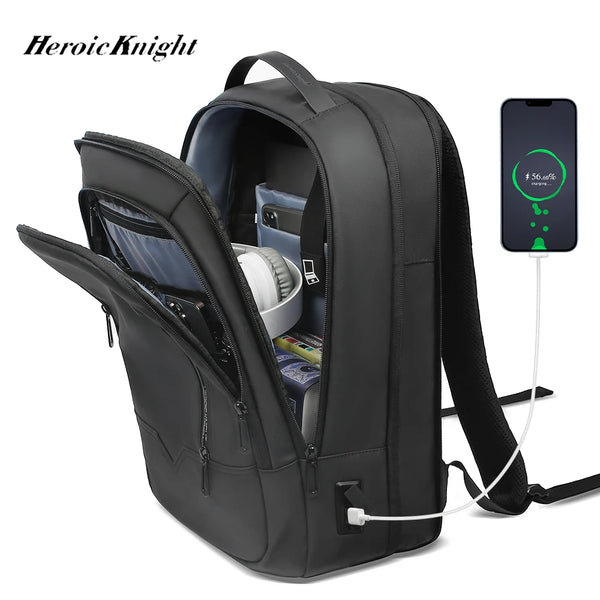 Heroic Knight Backpack Men's Expandable Laptop Backpack