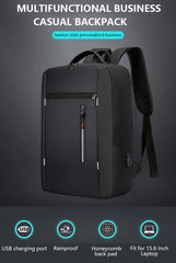 Waterproof Business Backpack Men USB School Backpacks