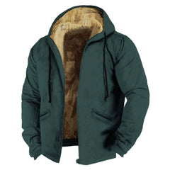 Men'S Winter Jacket Warm Thickened Fleece Jacket