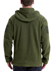 Men's Tactical Fleece Jacket Winter Warm  Hoodies Coats