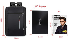 Waterproof Business Backpack Men USB School Backpacks