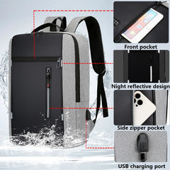 Waterproof Business Backpack Men USB School Backpacks