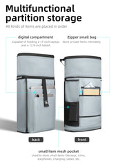 Heroic Knight Roll Top Backpack Waterproof Men